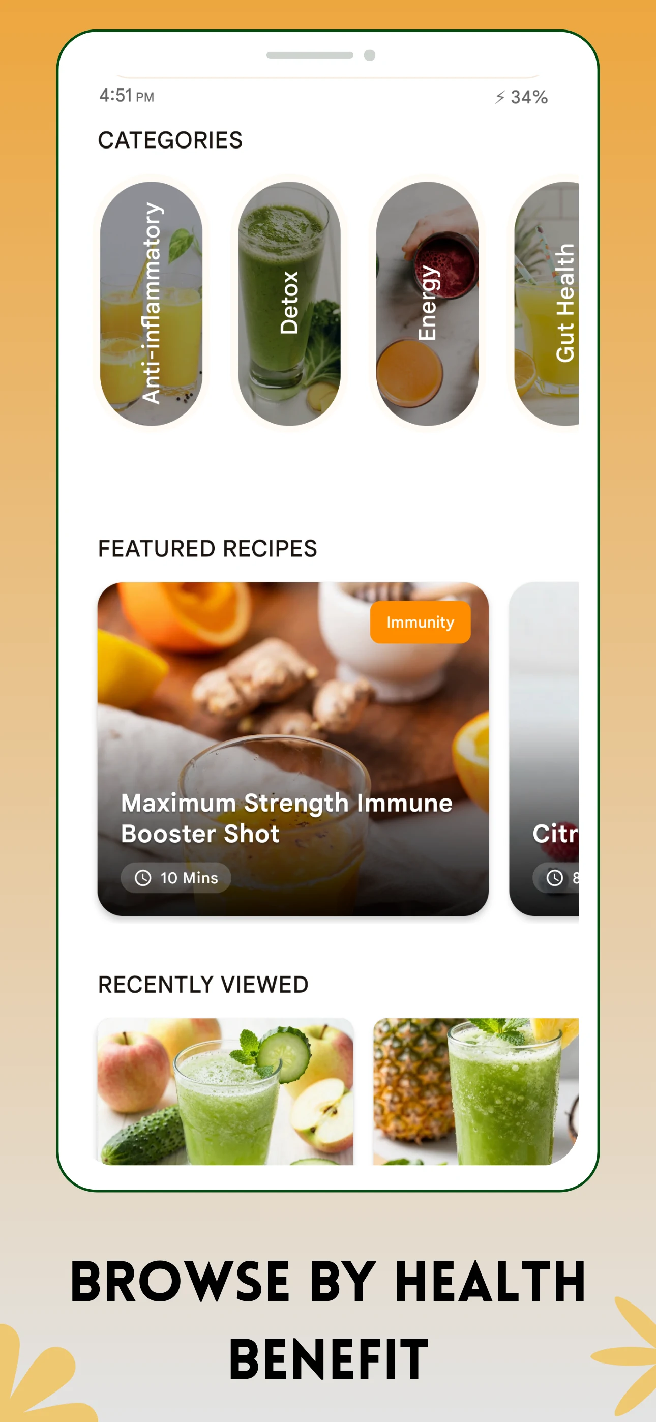 Fruit Vegetable Juice Recipes screenshot