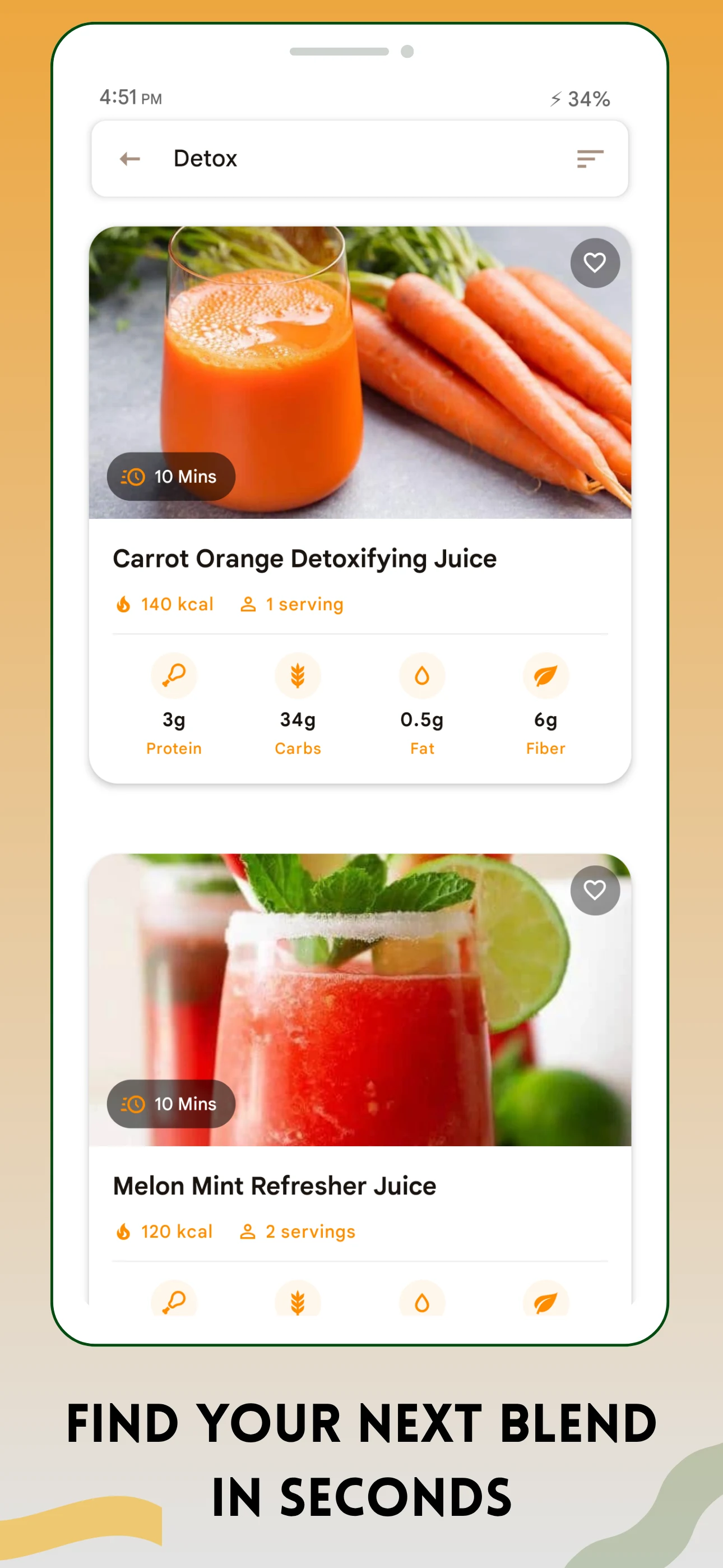 Fruit Vegetable Juice Recipes screenshot